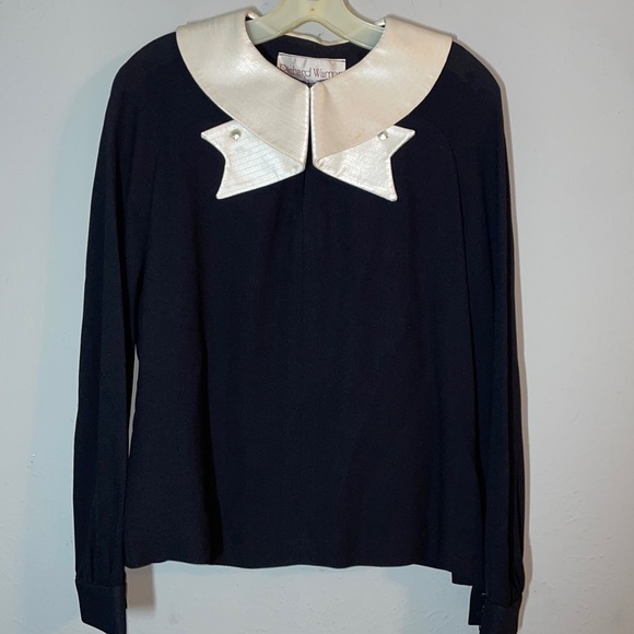 Richard Warren Tops - Vintage Richard Warren Collared Blouse for Neiman Marcus